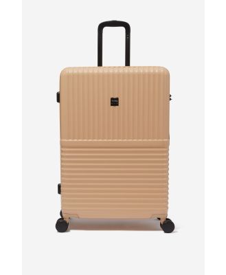 Typo - 28 Inch Large Suitcase - Latte