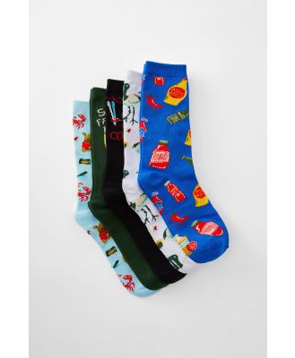 Typo - Box Of Socks - Aussie icons (m/l)