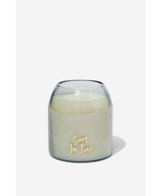 Typo - Check Out Candle - Navy sorry im busy