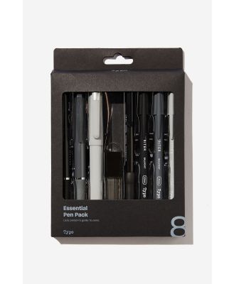 Typo - Essential Pen Pack - Black and greys