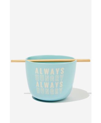 Typo - Feed Me Bowl - Always hungry always hungry arctic blue