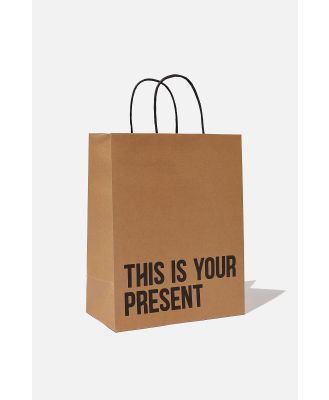 Typo - Get Stuffed Gift Bag - Medium - This is your present craft