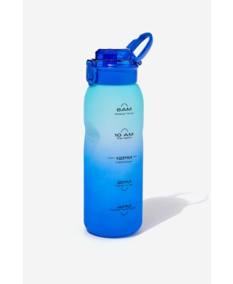 Typo - Heavy Lifter 1.5 L Drink Bottle - Minty skies & colbalt gradient