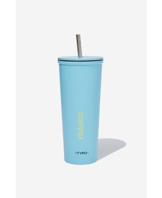 Typo - Personalised Metal Smoothie Cup - Wish this was gin and tonic