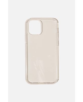 Typo - Protective Phone Case Iphone 12, 12 Pro - Clear glass