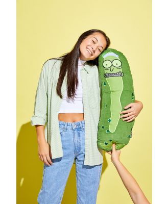 Typo - Rick & Morty Corduroy Cushion - Lcn wb rm pickle rick