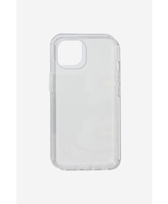 Typo - Snap On Protective Phone Case Iphone 13 - Clear glass