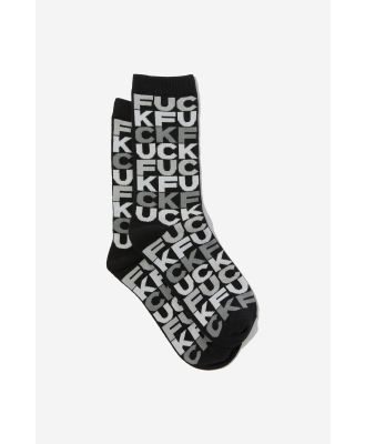 Typo - Socks - F repeat black vt!!