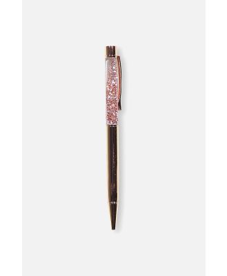 Typo - Sparkle Ballpoint Pen - Rose gold