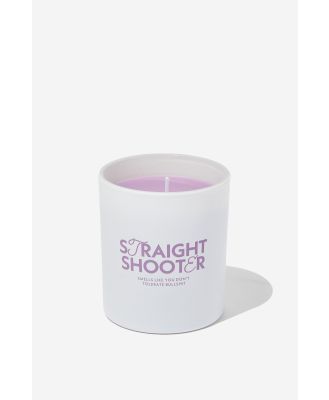 Typo - Tell It Like It Is Candle - Lilac straight shooter