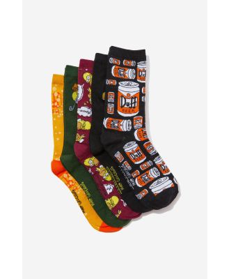 Typo - The Simpsons Box Of Socks - Lcn sim simpsons homer and duff (m/l)!