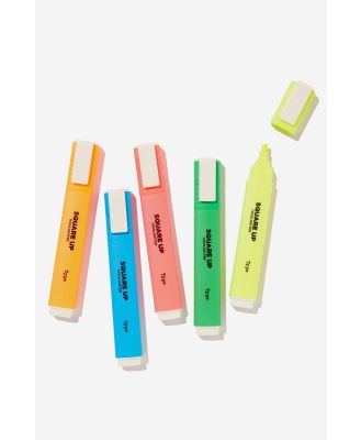 Typo - The Square Up Highlighter 5Pk - Brights