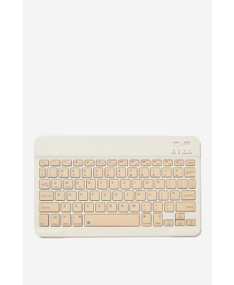 Typo - Wireless Keyboard 10 Inch - Ecru matte