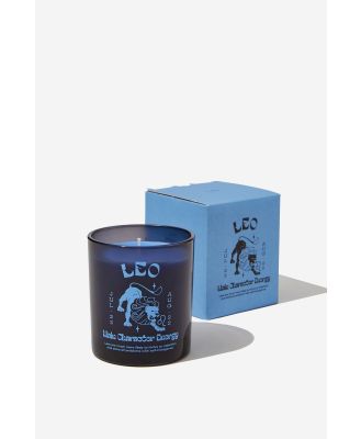 Typo - Zodiac Candle - Leo clean blue