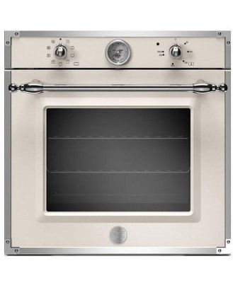 Bertazzoni Heritage Series 60cm Built-In Oven - Ivory and Stainless Steel