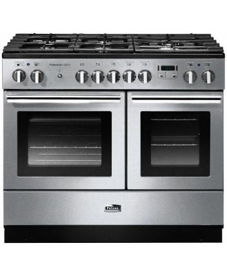 Falcon 100cm Professional FX Dual Fuel Range Cooker - Stainless Steel/Chrome