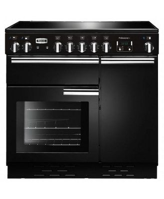 Falcon 90cm Professional+ Dual Fuel Freestanding Cooker - Black/Chrome