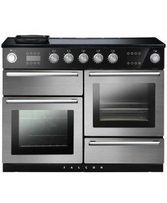Falcon Nexus Steam 110cm Induction Freestanding Cooker - Stainless Steel and Chrome