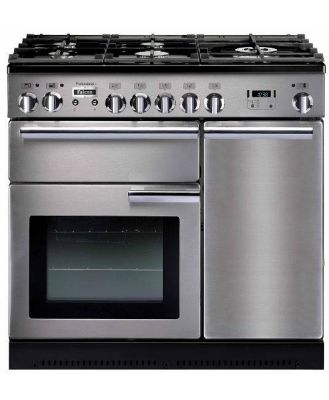 Falcon Professional+ 90cm Dual Fuel Cooker - Stainless Steel & Chrome