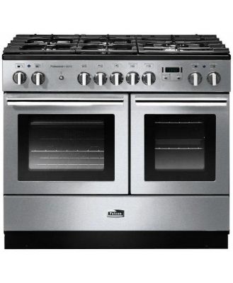 Falcon Professional FX 100cm Dual Fuel Range Cooker - Stainless Steel and Chrome