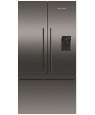 Fisher & Paykel 569 Litre French Door Refrigerator - Black Stainless