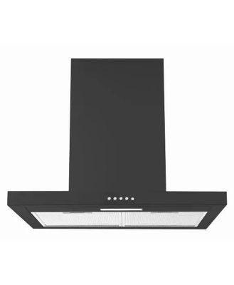 Haier 60cm Wall Rangehood Box Chimney - Black