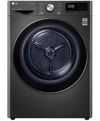 LG 9kg Heat Pump Dryer - Black
