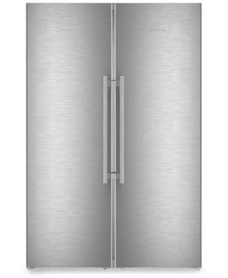 Liebherr 662 Litre Side by Side Fridge with Ice Maker - Stainless Steel