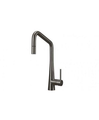 Oliveri Essente Square Goose Neck Mixer Tap - Gunmetal