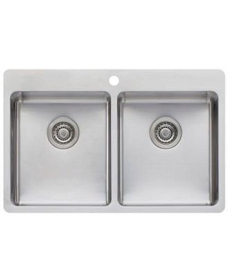 Oliveri Sonetto Inset Double Bowl Sink