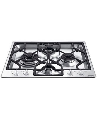 Smeg Classic 60cm 4 Burner Cooktop - Stainless Steel