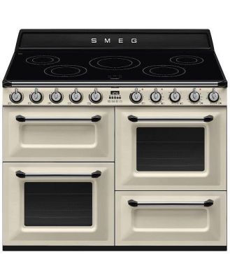 Smeg Victoria 110cm Freestanding Cooker with Induction Hob - Cream