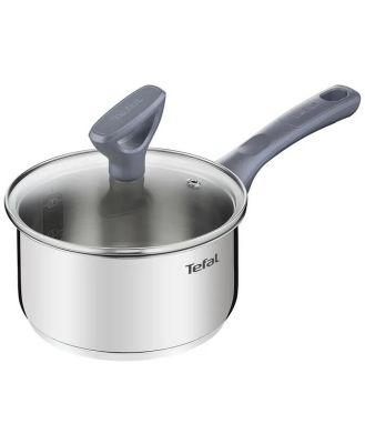 Tefal 18cm/2 Litre Daily Cook Induction Saucepan and Lid - Stainless Steel