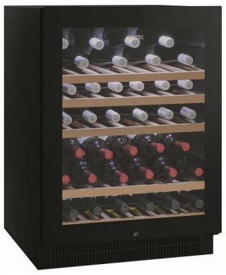 Vintec 50 Bottle Single Zone Wine Cabinet - Black