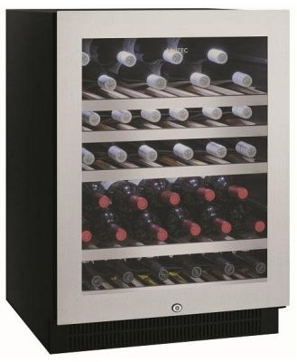 Vintec Single Zone 50 Bottle Wine Cabinet - Stainless Steel