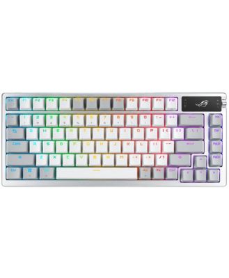 ASUS ROG AZOTH 75% Wireless Custom Gaming Keyboard (White) (Linear Switches)