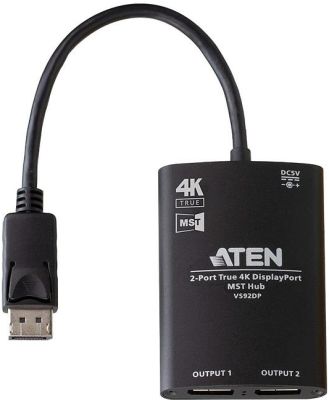 Aten 2-Port True 4K DisplayPort MST Hub
