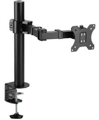 Brateck Single Monitor Steel Articulating Arm Fit Most 17-32 Screens up to 9kg