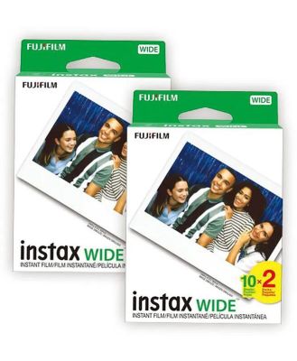 Fujifilm instax WIDE Film - White (40 Pack)