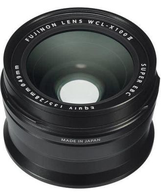 Fujifilm WCL-X100 II Wide Converter Lens for X100 Series - Black