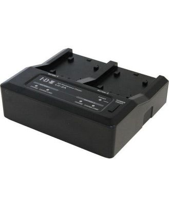 IDX  Dual Battery Charger for select Canon, Panasonic and Sony batteries