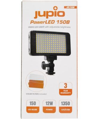 Jupio PowerLED 150B LED Light uses Sony NP-F Series Battery