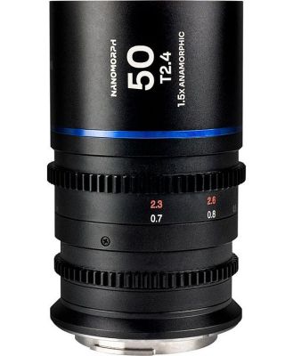 Laowa Nanomorph 50mm T2.4 1.5X S35 Anamorphic Lens - Fuji X Mount (Blue)