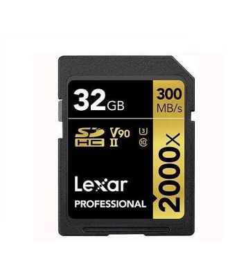 Lexar Professional 2000X SDHC/SDXC UHS-II SD Card -32GB