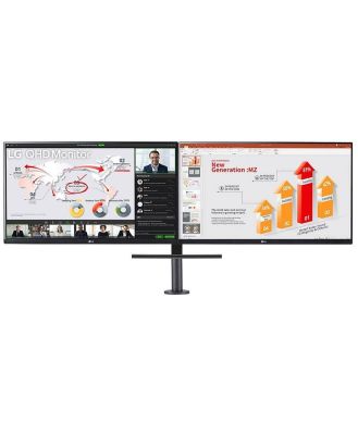 LG 27'' QHD Ergo Dual Monitor with USB Type-C and Daisy Chain