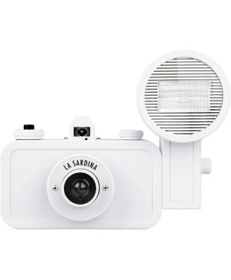 Lomography La Sardina DIY Camera w/ Flash - White Edition