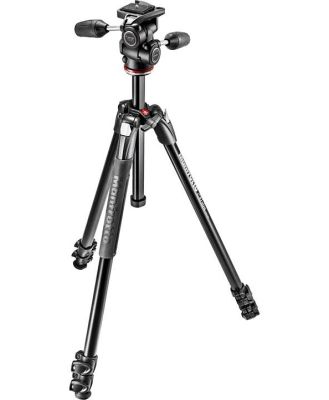 Manfrotto Aluminium 3-Section Tripod with Head