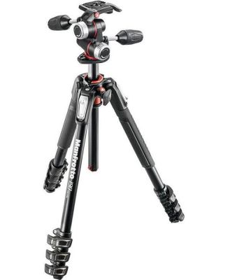 Manfrotto MK190XPro4-3W Tripod Kit with XPRO-4 3 Way Head