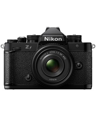 Nikon Z f Mirrorless Camera (Black) with 40mm f/2 Lens