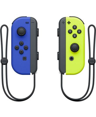 Nintendo Switch Joy Con Blue and Neon Yellow Pair